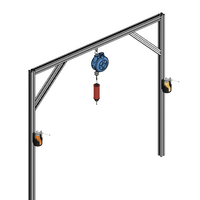40-33030-3 MODULAR SOLUTIONS PROFILE 30 SERIES 30MM X 30MM DIAGONAL BRACE CUT AT A 45 DEG ANGLE, 300MM